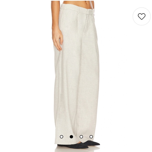 We wore what Low Rise Wool Trousers Heather Lt Grey - Picture 2 of 4